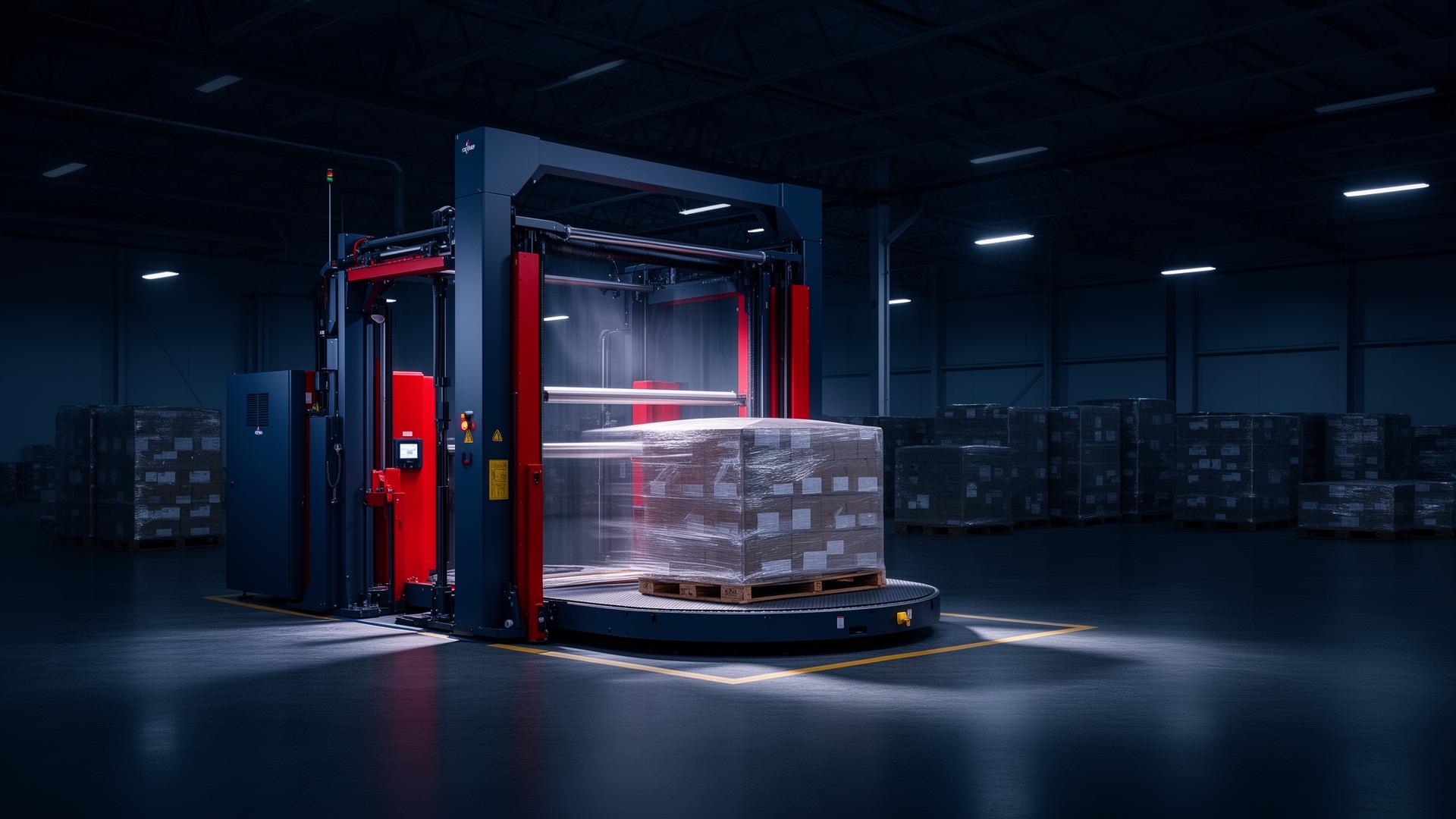 Máquinas Comeplast para embalagem industrial em operação